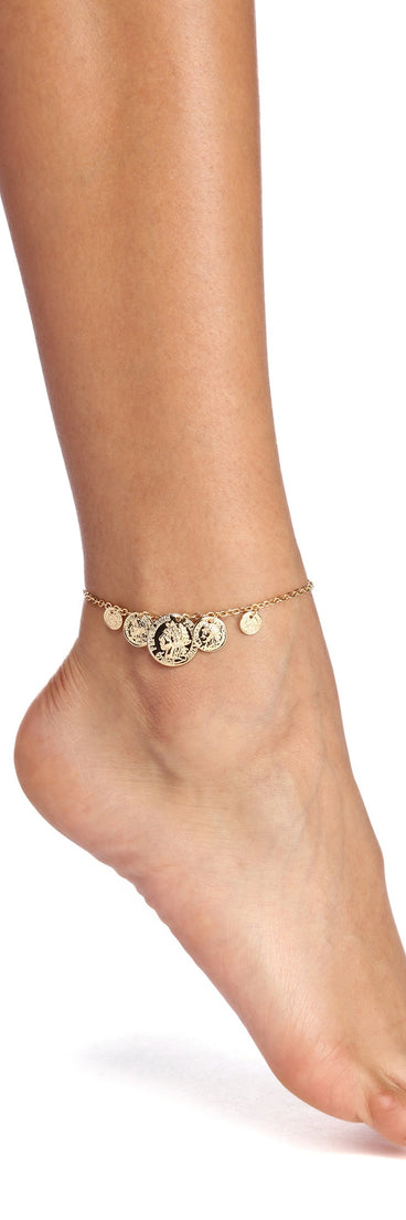 Dainty Coin Anklet