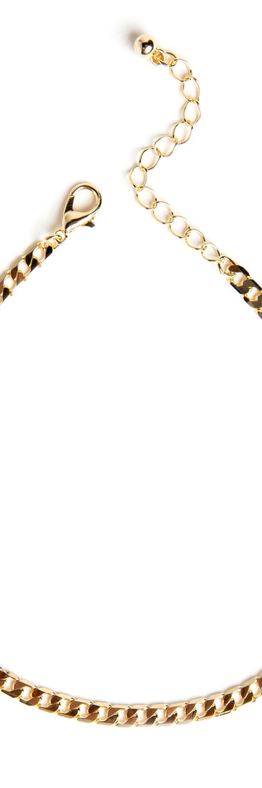 Basic Chain Link Anklet is a trendy pick to create 2023 festival outfits, festival dresses, outfits for concerts or raves, and complete your best party outfits!