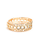 3 Pack Chain Link Bangles for 2022 festival outfits, festival dress, outfits for raves, concert outfits, and/or club outfits