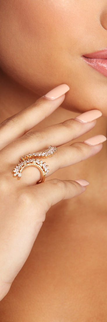 Wrapped In Luxe Cubic Zirconia Ring