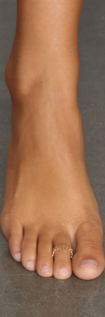 Dainty Heart Toe Ring