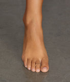 Dainty Heart Toe Ring