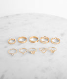 Butterfly Kisses Ring 10 Pack is a trendy pick to create 2023 festival outfits, festival dresses, outfits for concerts or raves, and complete your best party outfits!