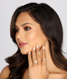Cubic Zirconia Butterfly Ring Set is a trendy pick to create 2023 festival outfits, festival dresses, outfits for concerts or raves, and complete your best party outfits!