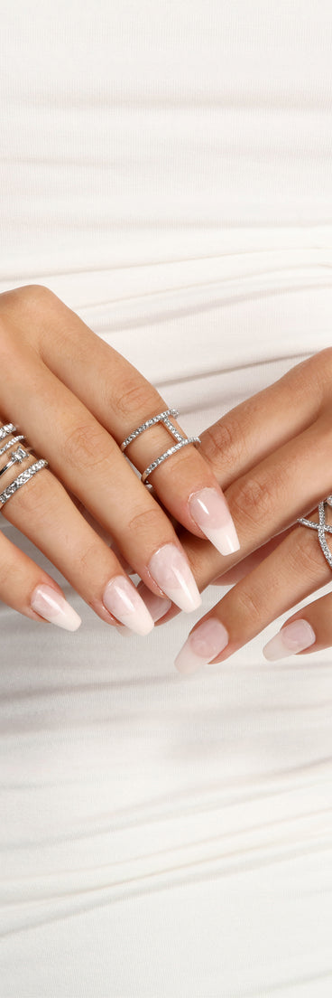 Three Pack Stacked Rhinestone Rings