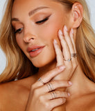 Simply Sleek Wrap Ring Set is the perfect Homecoming look pick with on-trend details to make the 2023 HOCO dance your most memorable event yet!