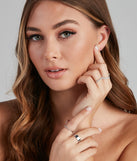 Rhinestone Queen Ring Set is the perfect Homecoming look pick with on-trend details to make the 2023 HOCO dance your most memorable event yet!