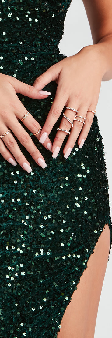 Art Of Glam Six-Piece Ring Set