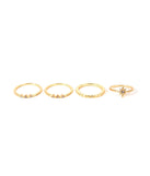 Caged In Rhinestone Ring Pack