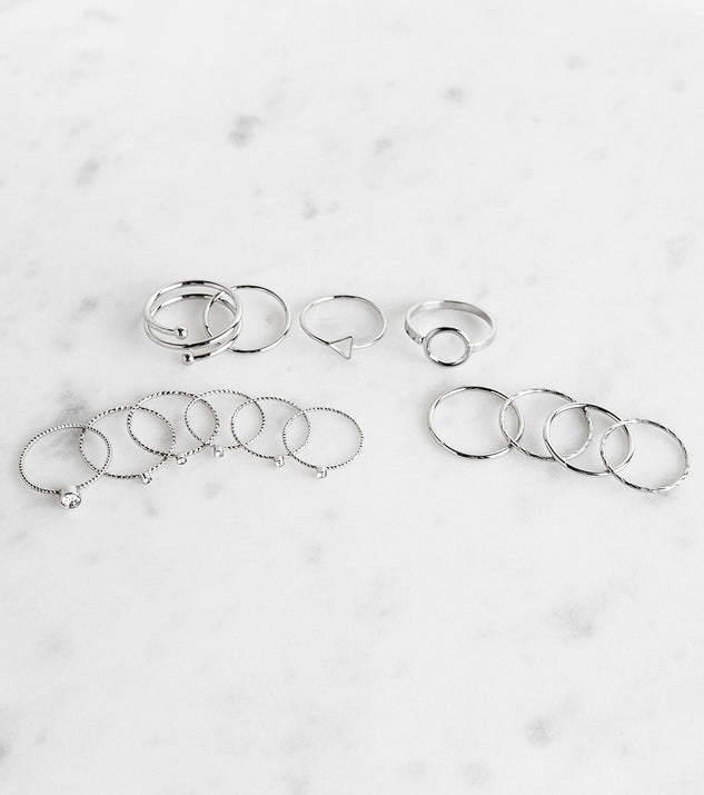 Dainty Details 14 Ring Pack is the perfect Homecoming look pick with on-trend details to make the 2023 HOCO dance your most memorable event yet!