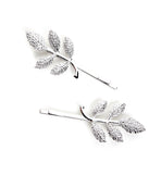 Dainty Metal Leaf Hair Pins