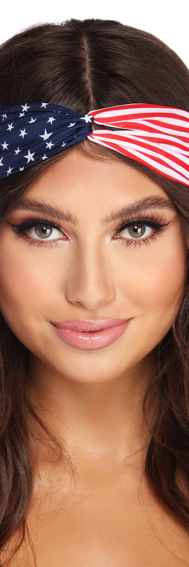 Twist Front Americana Headband