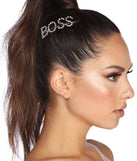 Boss Status Hair Pin