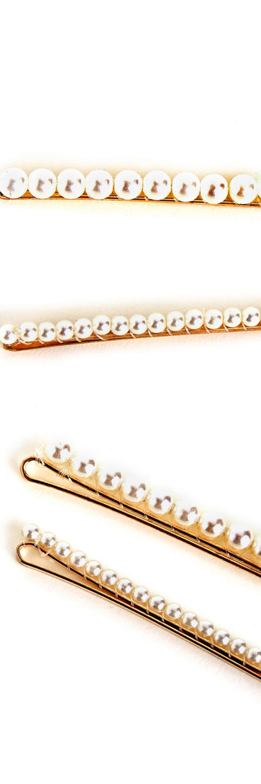 Gorgeous In Pearls Bobby Pin Set