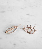 Eye And Lips Hair Clip Set