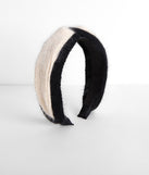 Swirl Angora Knit Headband