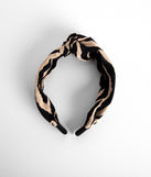 Zebra Silky Knot Headband