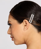 2 Pack Baguette Rhinestone Bobby Pins is the perfect Homecoming look pick with on-trend details to make the 2023 HOCO dance your most memorable event yet!