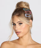 Shine Is On Your Side Rhinestone Teardrop Barrettes is a trendy pick to create 2023 festival outfits, festival dresses, outfits for concerts or raves, and complete your best party outfits!