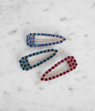 Shine Is On Your Side Rhinestone Teardrop Barrettes is a trendy pick to create 2023 festival outfits, festival dresses, outfits for concerts or raves, and complete your best party outfits!