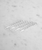 Baguette Rhinestone Bobby Pin 4 Pack is a stunning choice for a bridesmaid dress or maid of honor dress, and to feel beautiful at Homecoming 2023, fall or winter weddings, formals, & military balls!