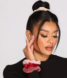 Velvet Chenille Scrunchie Six Pack is a trendy pick to create 2023 festival outfits, festival dresses, outfits for concerts or raves, and complete your best party outfits!