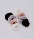Halloween Faux Fur Scrunchie Multi Pack