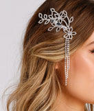 Floral Beauty Rhinestone Hair Comb
