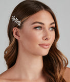 Floral Glam Rhinestone Barrette