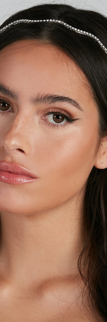 Dainty Rhinestone Scallop Headband