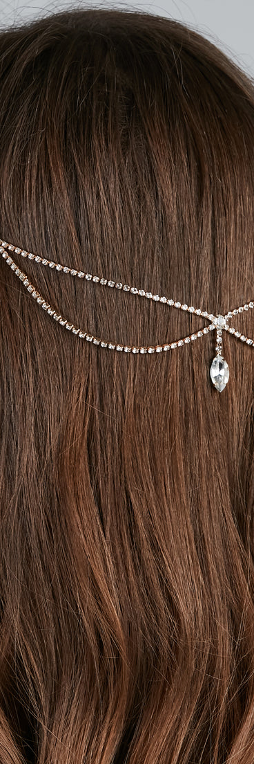 Boho Goddess Rhinestone Teardrop Head Chain is a trendy pick to create 2023 festival outfits, festival dresses, outfits for concerts or raves, and complete your best party outfits!