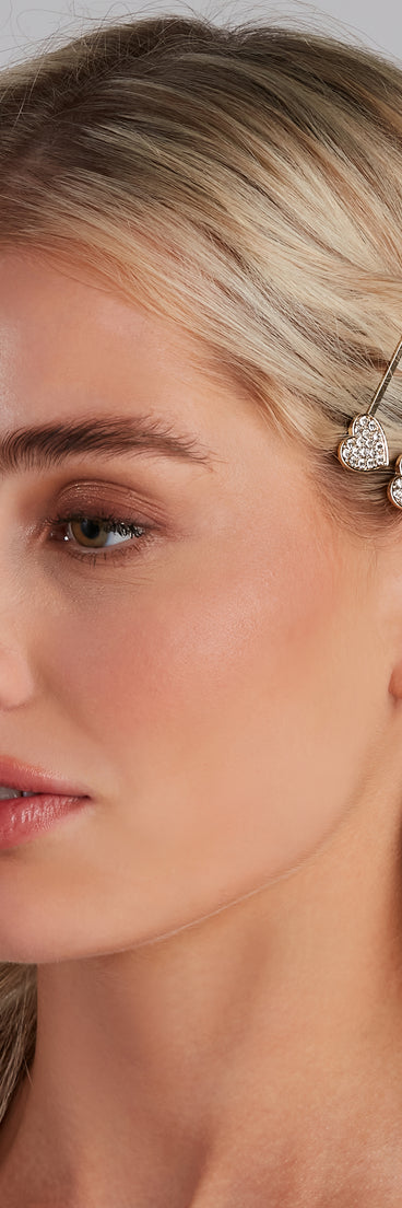 Glam Babe Rhinestone Bobby Pin Five Pack is the perfect Homecoming look pick with on-trend details to make the 2023 HOCO dance your most memorable event yet!