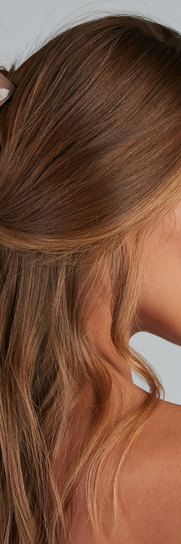 Bow Three-Pack Claw Hair Clips