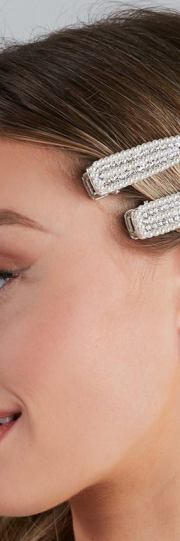 Pearl Of Chic Hair Clip Twin Pack