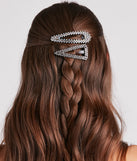 Glam Trendsetter Rhinestone Hair Clip Pack