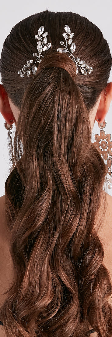 Mystic Charm Leaf Hair Pins