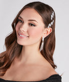 With Bloom With Glamour Rhinestone Floral Barrette Set as your homecoming jewelry or accessories, your 2023 Homecoming dress look will be fire!