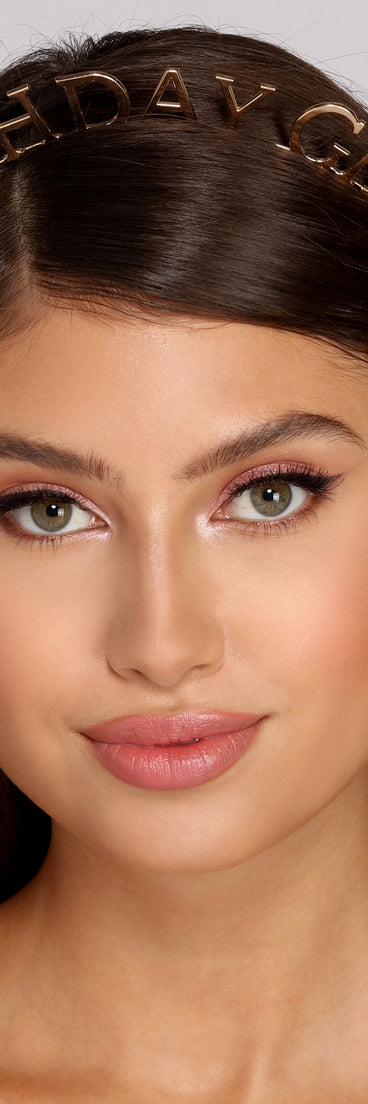 Birthday Girl Metal Headband