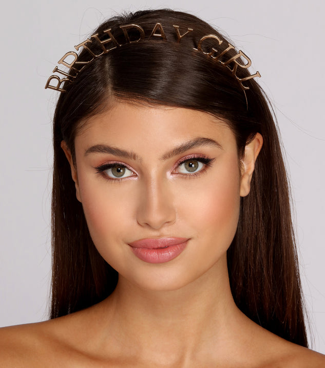 Birthday Girl Metal Headband