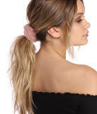 Multi Colored Faux Fur Hair Scrunchies Multi Pack