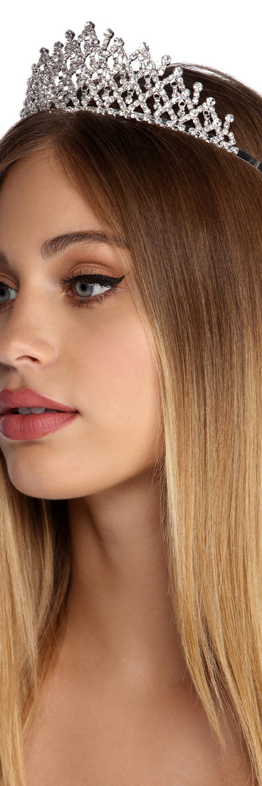 Queen Of Hearts Rhinestone Tiara