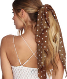 Retro Vibes Scarf Scrunchie