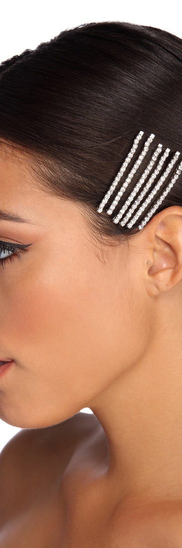Radiant Rhinestone Bobby Pin Set is the perfect Homecoming look pick with on-trend details to make the 2023 HOCO dance your most memorable event yet!