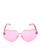 Rimless Heart Sunglasses is a trendy pick to create 2023 festival outfits, festival dresses, outfits for concerts or raves, and complete your best party outfits!