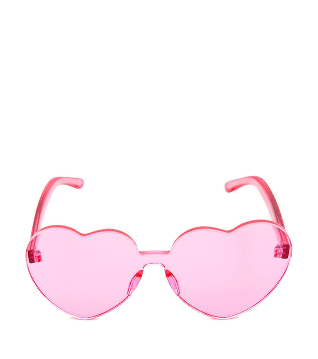 Rimless Heart Sunglasses is a trendy pick to create 2023 festival outfits, festival dresses, outfits for concerts or raves, and complete your best party outfits!