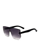 Geometric Rimless Sunglasses