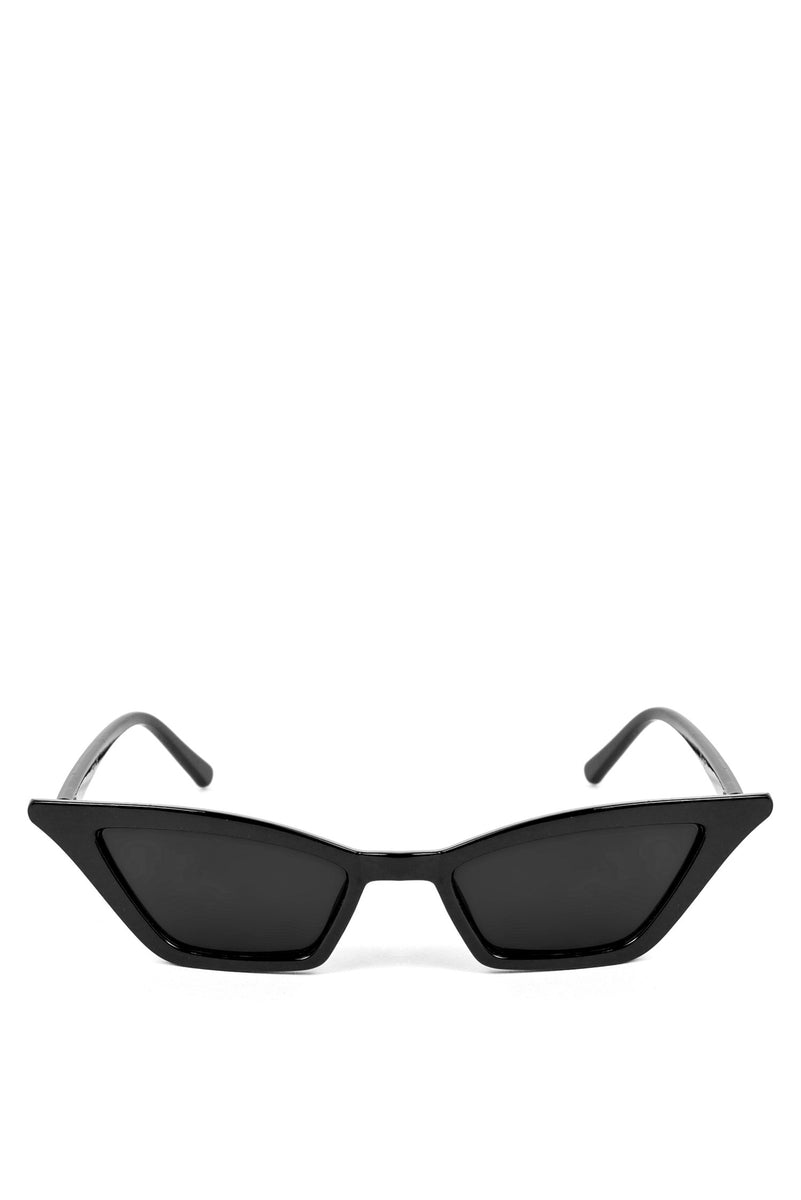 Edgy Narrow Cat Eye Sunglasses