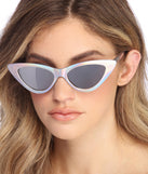 Holographic Cat Eye Sunglasses