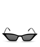 Edgy Thin Cat Eye Sunglasses