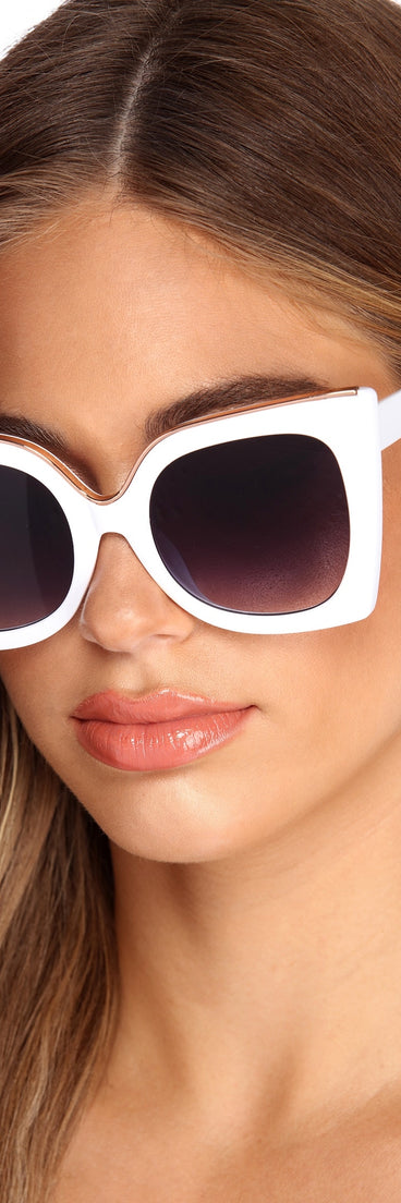 Squared And Fab Sunglasses